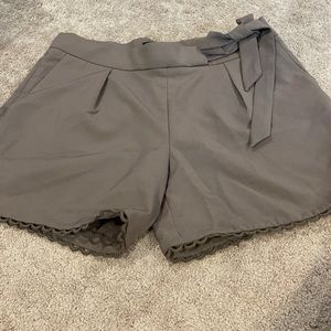 Taupe dressy comfy shorts